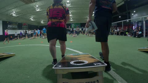 8-7-25 NTX Cornhole, TCL A league final - Match 3 Game 1