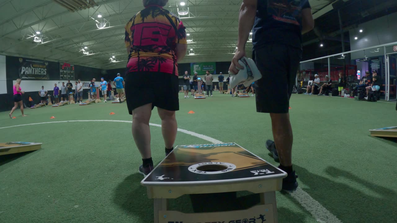8-7-25 NTX Cornhole, TCL A league final - Match 3 Game 1