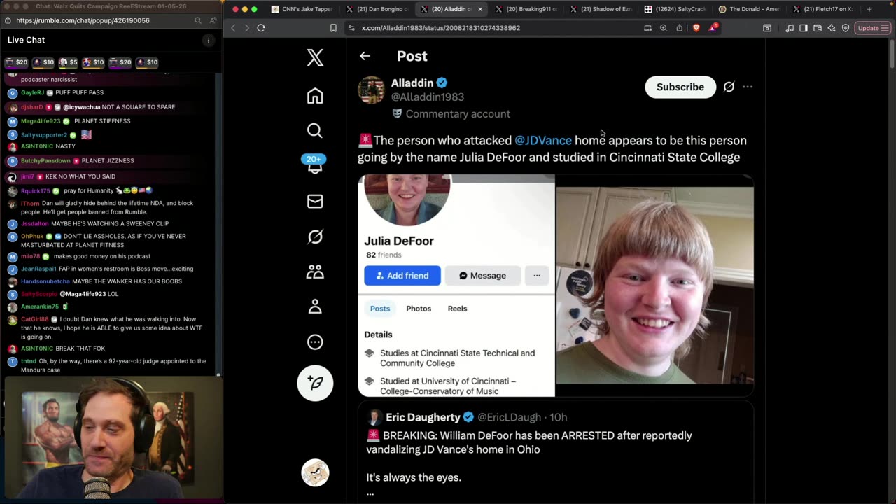Walz Quits Campaign ReeEStream 01-05-2026..........