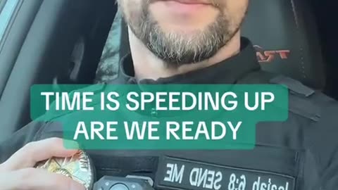 Time is speeding up