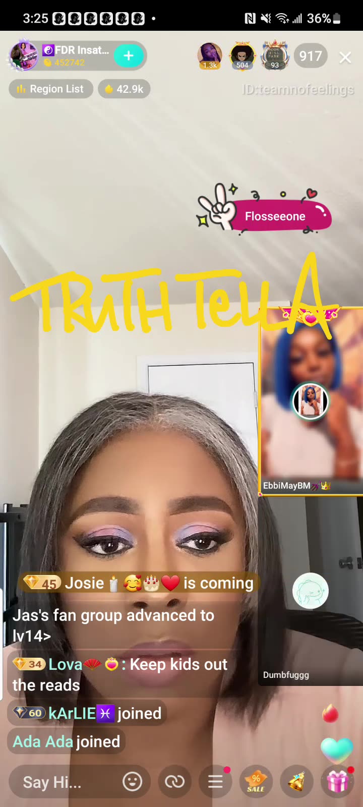 KIC SWEETS READS ROACHBAE EBBIMAY FOR FILTH ON INSATIABLE KEKE LIVE