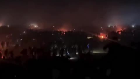 This is the current scene at the Nuseirat Corridor