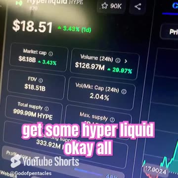 hyperliquid hype crypto news today! #fyp