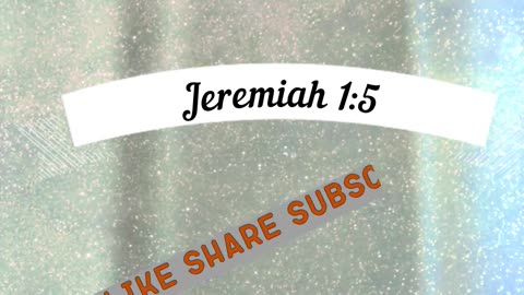 You Are Not an Accident - Jeremiah 1:5 (NLV) #scriptureexplained #motivation