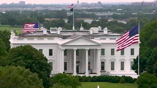 The second MASSIVE American flag has been installed at the White House!
