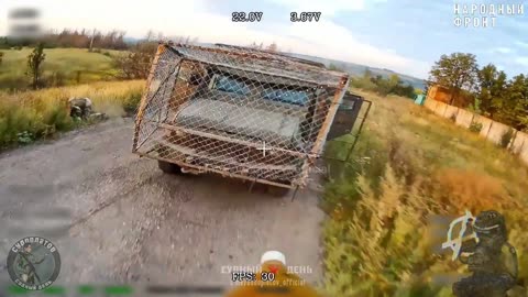 🔍🚀 Ukraine Russia War | RU POV: Russian Fiber-Optic Drones Strike Ukrainian Vehicles in Khark… | RCF