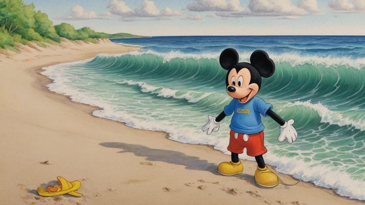 Mickey đi biển ✨ Truyện kể trước khi ngủ - Cổ tích - Sách ngắn kể chuyện