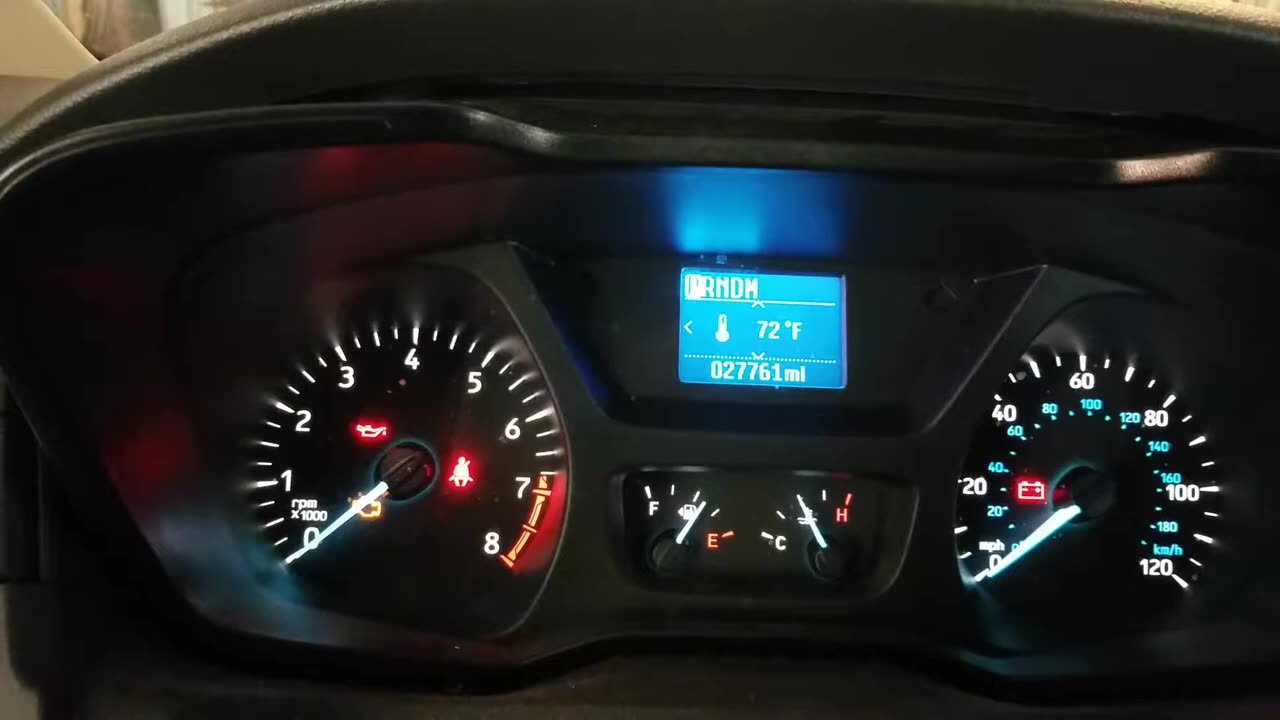 Reset oil light 2016 Ford Transit 350 XL/XLT