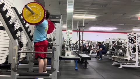FRONT SQUATS 100KG/220LBS for 4 Reps