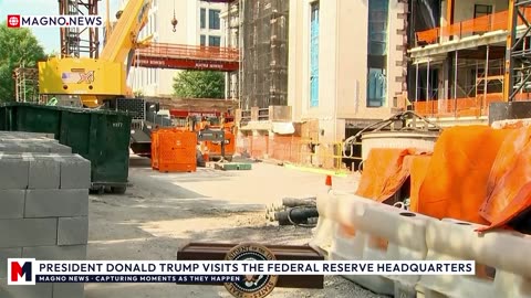 🇺🇸 President Trump Challenges Fed Chair 'Too Late' Powell with Visit at Federal Reserve HQ [LIVE]