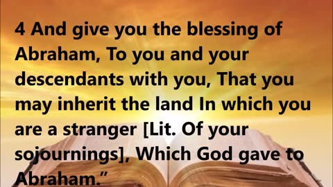 Isaac grants the blessing and covenant of Abraham to Jacob.