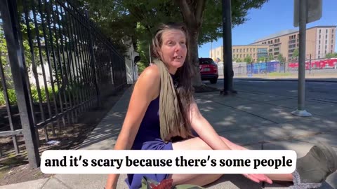 Homeless Woman in Portland Believes They Decriminalized Drugs to Clear the Streets Out Faster