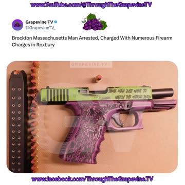 Brockton Massachusetts Man Arrested, Charged With Numerous Firearm Charges in Roxbury