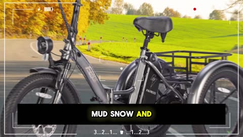Fafrees F20 Mate Folding Electric Tricycle 500W 48V 21Ah Electric Trike Outdoor Ebike for Adult