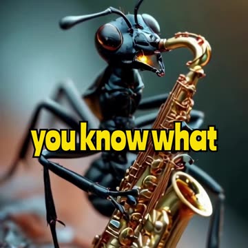 This Bug Got More Talent Than Me 😭🎷