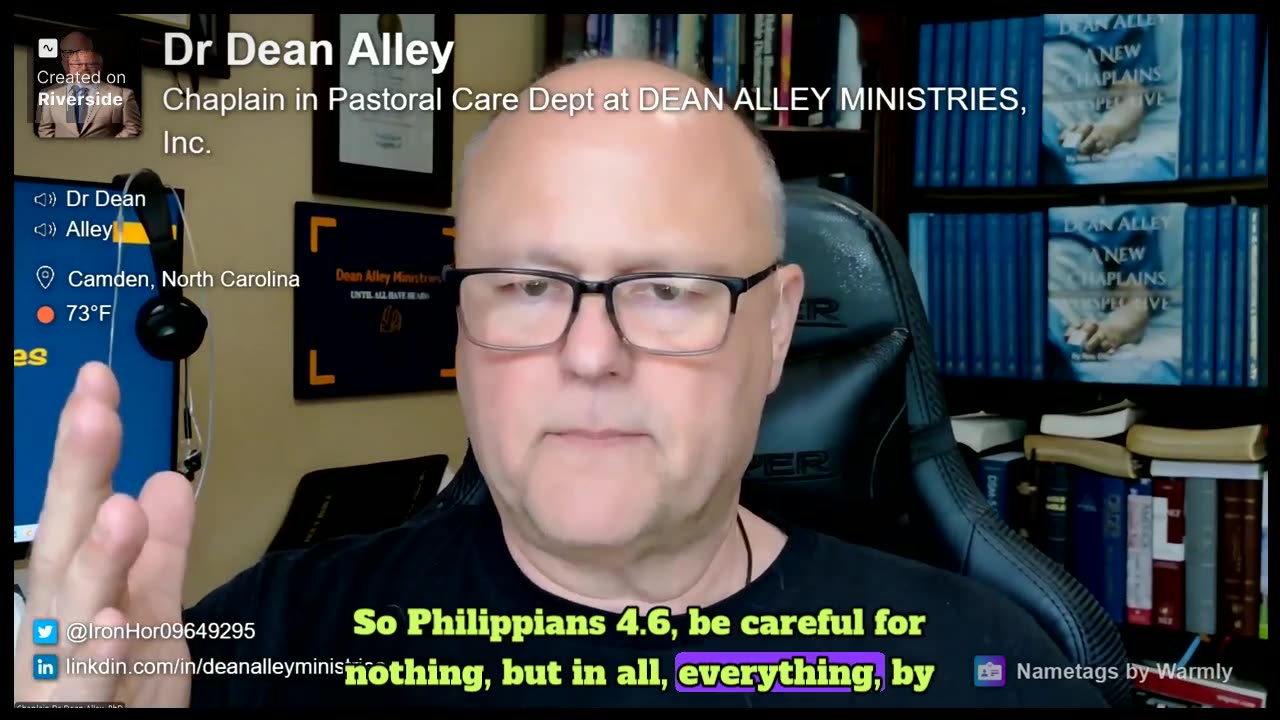 Discerning God's Will: Chaplain Dean Alley's Insights on Prayer, Scripture, and Surrender