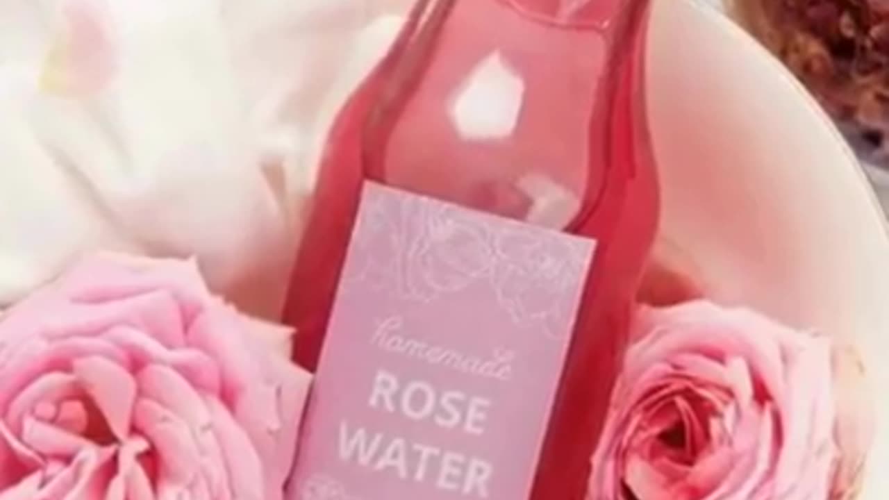 Two benefits of rose water