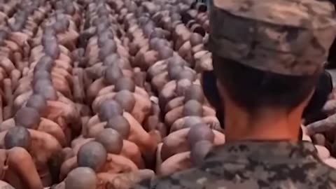 El Salvador transports 2,000 gang members to new prison USA TODAY #Shorts