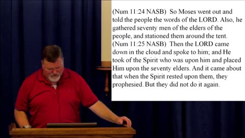 Numbers 11 – What exactly is meant by prophesying? 2023