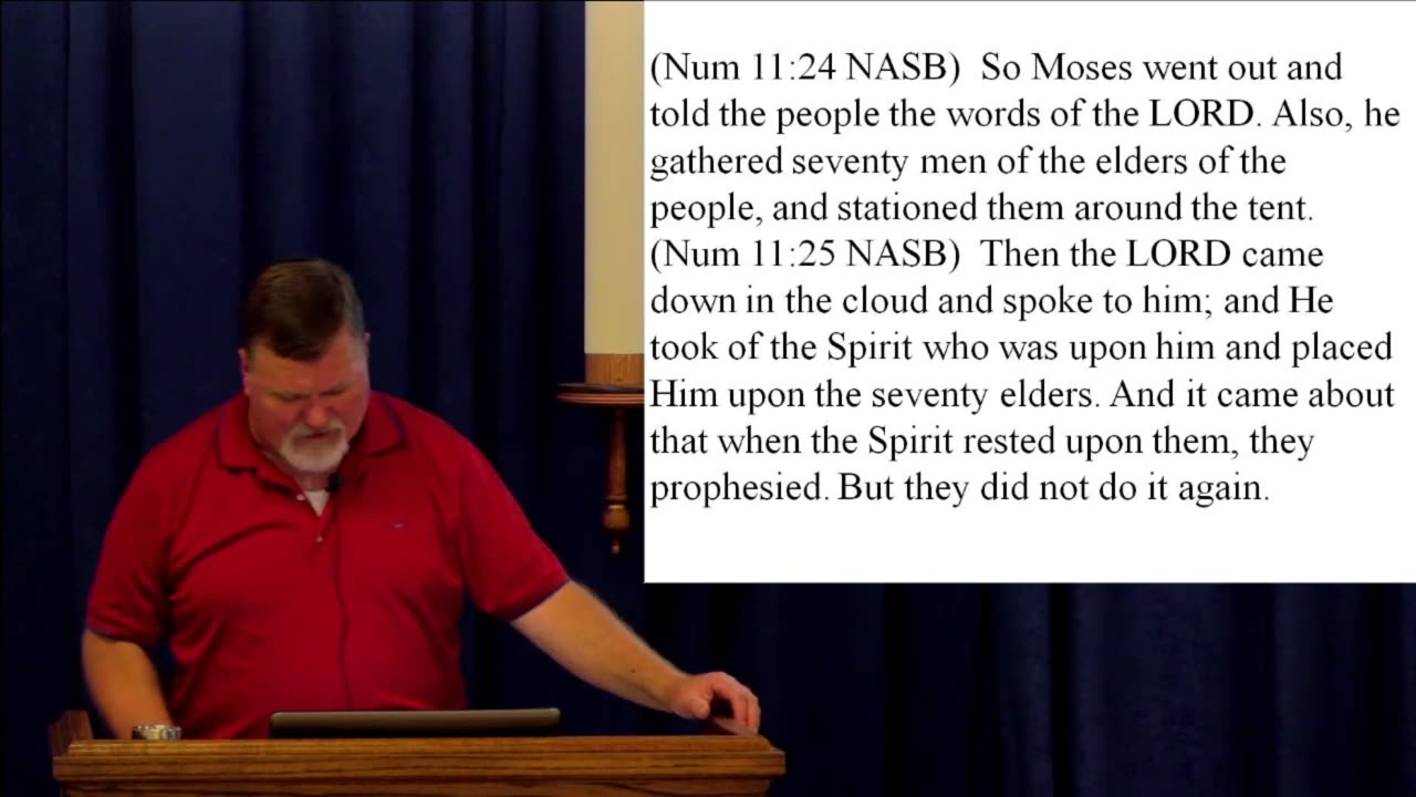 Numbers 11 – What exactly is meant by prophesying? 2023
