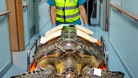 A man saves turtle beach from the Barnacles