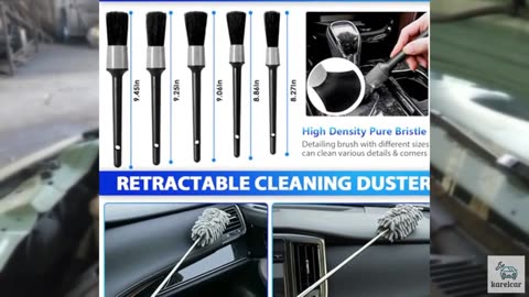 THINKWORK Car Cleaning Kit, Car Detailing Kit Interior Cleaner with High Power H