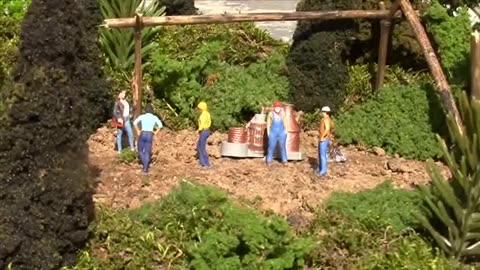 Dukes of Hazzard Moonshine diorama