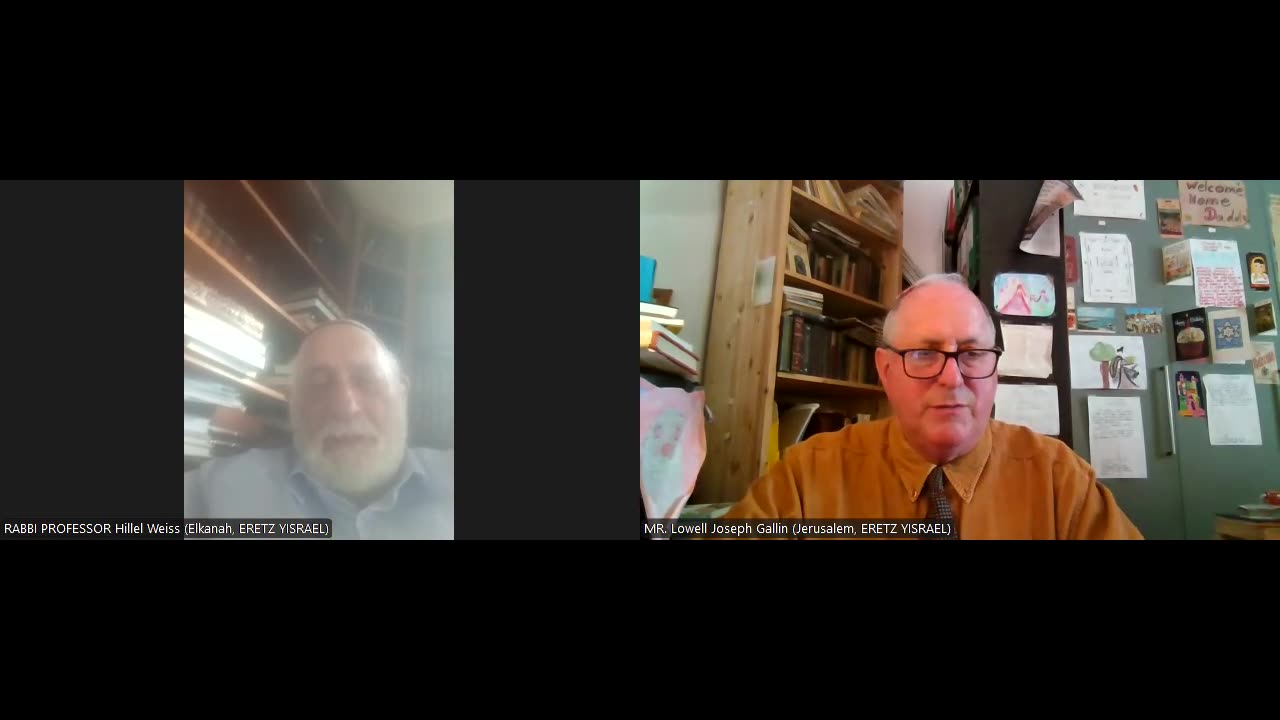 R&B Monthly Seminar: R&B Temple Fellowship (Episode #26 -- Thursday, May 22nd, 2025). ChairMAN: RABBI PROFESSOR Hillel Weiss (Elkanah, ERETZ YISRAEL/Land Of Israel)