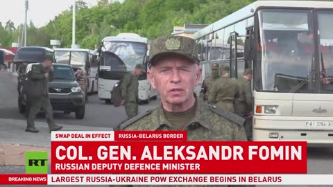Russia & Ukraine prisoner swap: 1st phase of 390 people each