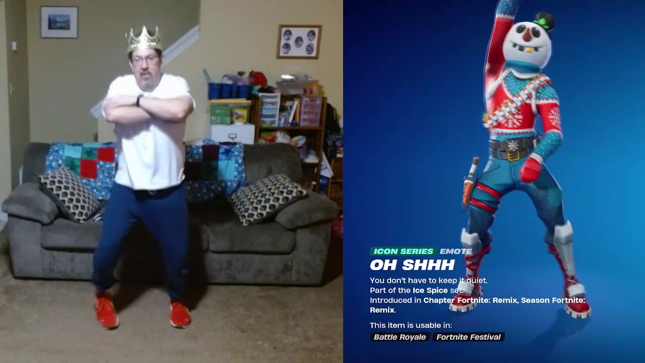 FFG Dance Fortnite Emotes OH SHHH