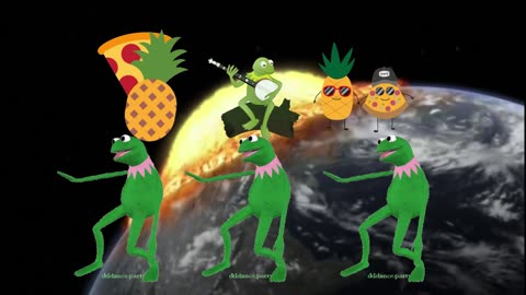 Pineapple Pizza Rag by Cameron Lee Simpson