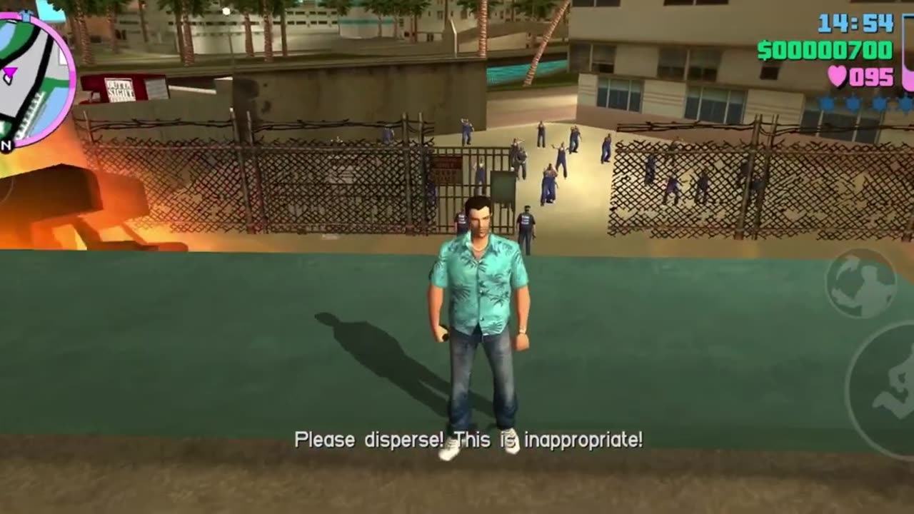 The developers really never think that happen in GTA Vice City