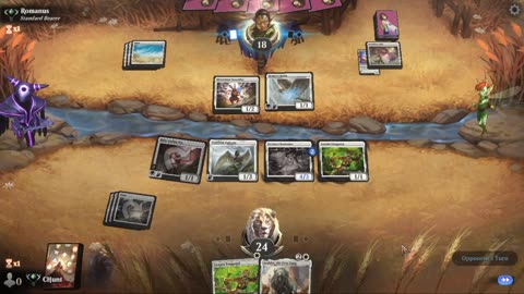 Magic: The Gathering Standard Ranked match.