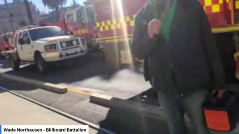 Farmer Wade - Billboard Battalion live in Melbourne at the Fire Tax Rally - 19/5/2025