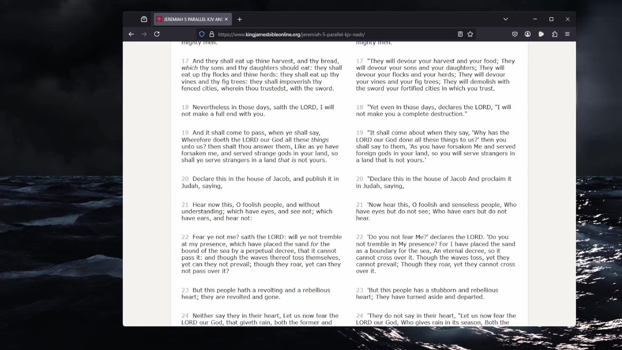 Jeremiah 5-6