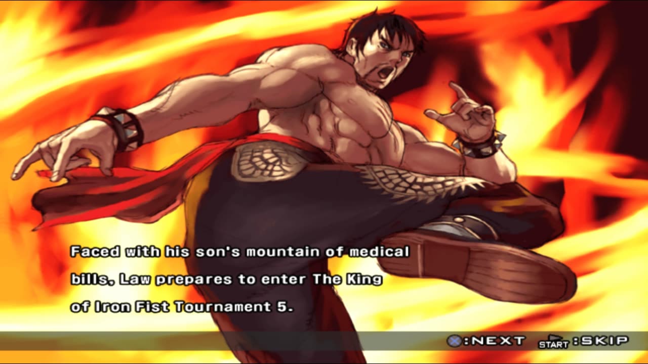 Law Prologue Epilogue Tekken 5