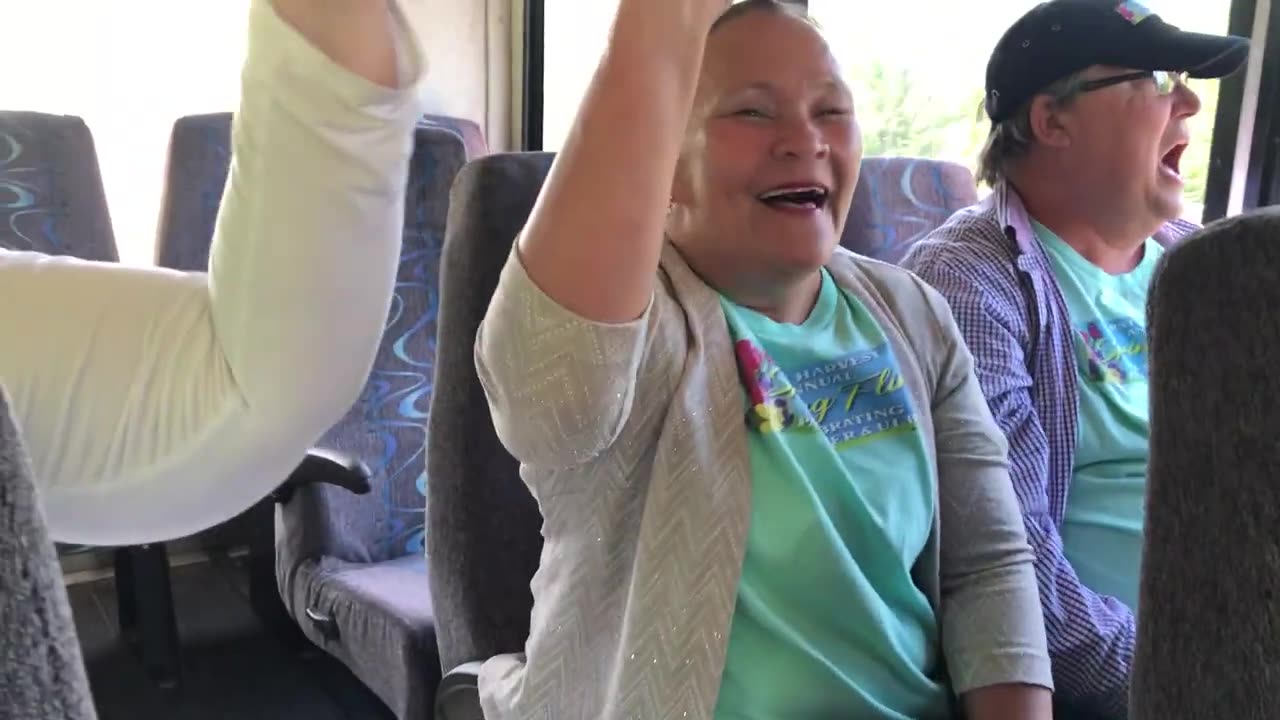 Singing in the Church Bus!!!!