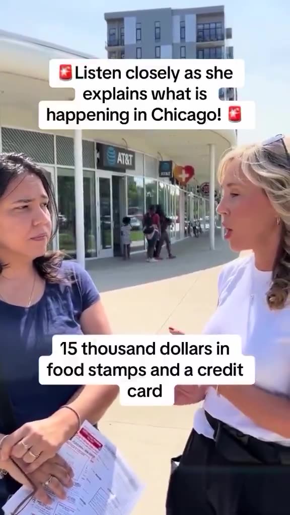 Venezuelan illegals in Chicago are apparently getting all their expenses paid for by taxpayers: