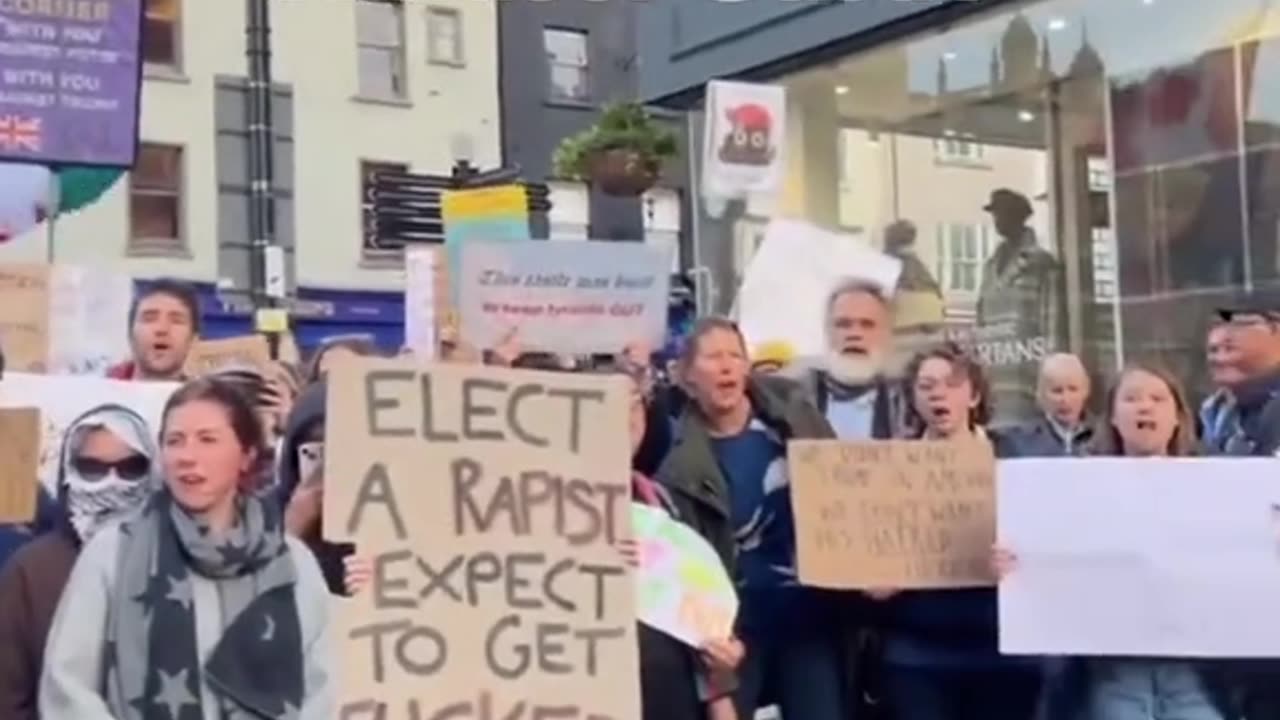 UK leftist: Trump is not welcomed here...