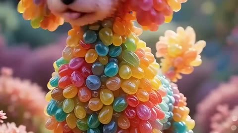 Fantasy Candy Dogs in 4K | Al Art for Dog Lovers & Dreamers