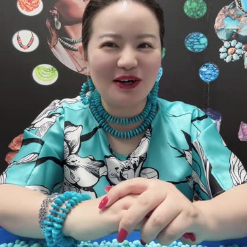 20251018-04 Natural Sterling Turquoise Pendant Neck-Hanging Elegant