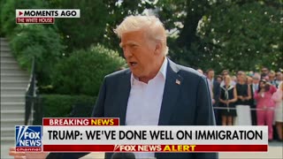 President Donald Trump: "We've already gotten back 10,000 of those children, and we have a lot more planned to come back. We're getting them back by the thousands."