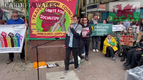Cardiff Against Disability Benefit Cuts, Queen Street - 2
