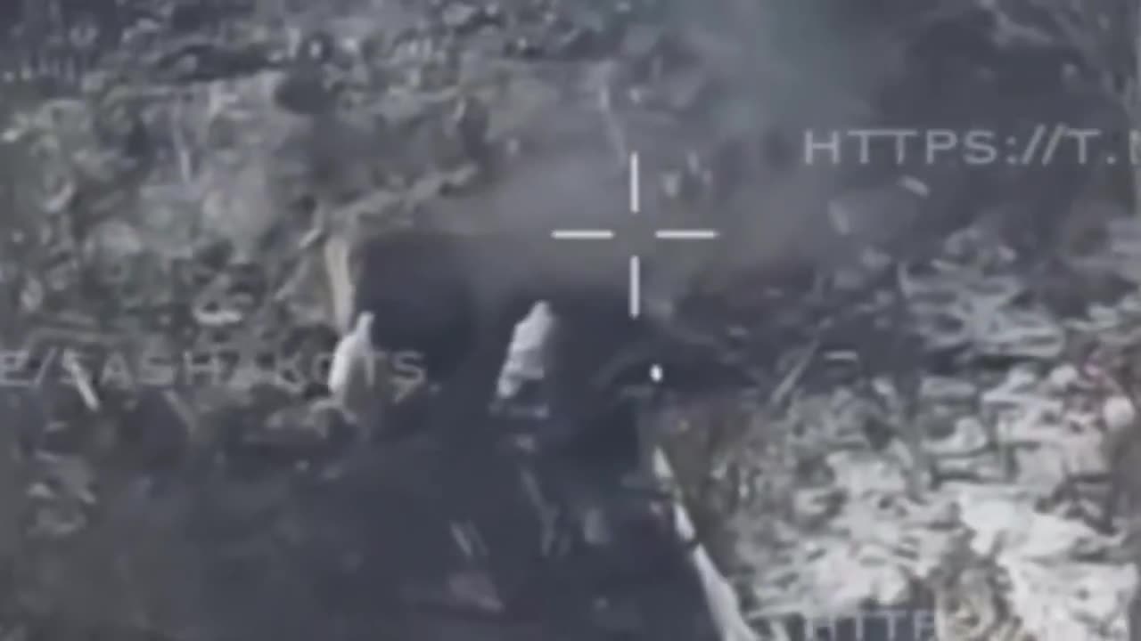 Close Combat Filmed From A Drone