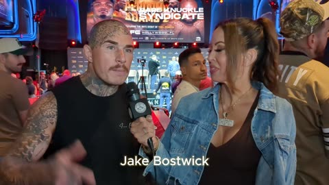 Jake Bostwick at BKFC weigh-ins | Bare Knuckle Coverage