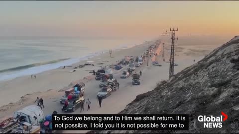 Palestinians flee Gaza City overnight amid Israeli military operations