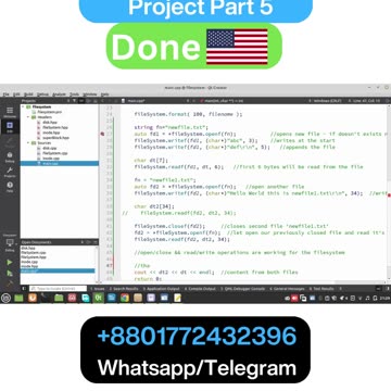 Student Work(Project) | COP 4634 Project 4 Part 5 - File Networks & Systems Coursework | UWF
