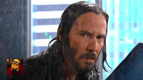 The Matrix Resurrections (2021) - Morpheus Office Shootout _ Movieclips