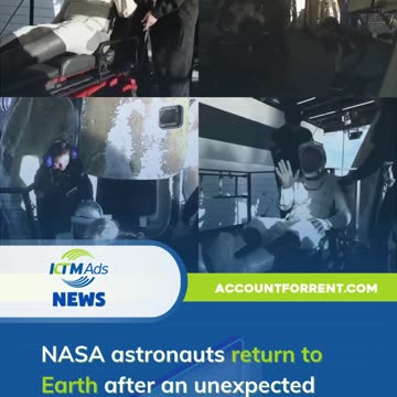 NASA astronauts return to Earth after an unexpected nine-month stay in space - KTM Ads Agency
