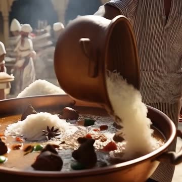 Miniature workers cooking outside AI Generator Video #miniature #klingai